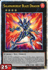 Salamangreat Blaze Dragon - TN23-EN007 - Quarter Century Secret Rare - Limited Edition